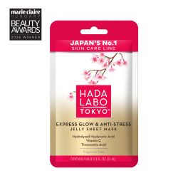   Express Glow & Anti Stress Jelly Sheet Mask - Intenzív Hidratáló fátyolmaszk - 23 ml